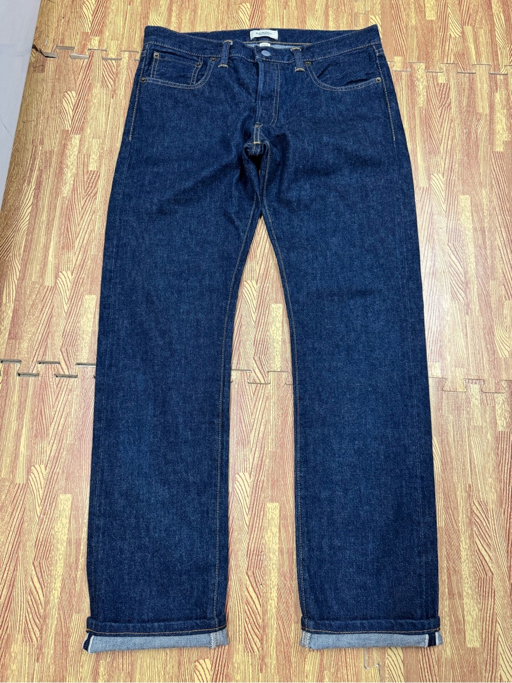 Suit Supply Japan Selvedge Okayama Three Looms Denim Button Fly Jeans Size 32x34